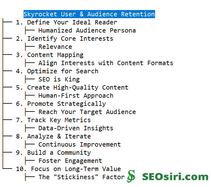 10 Steps to Skyrocket User & Audience Retention: From Random Publishing to SEO-Fueled Stickiness