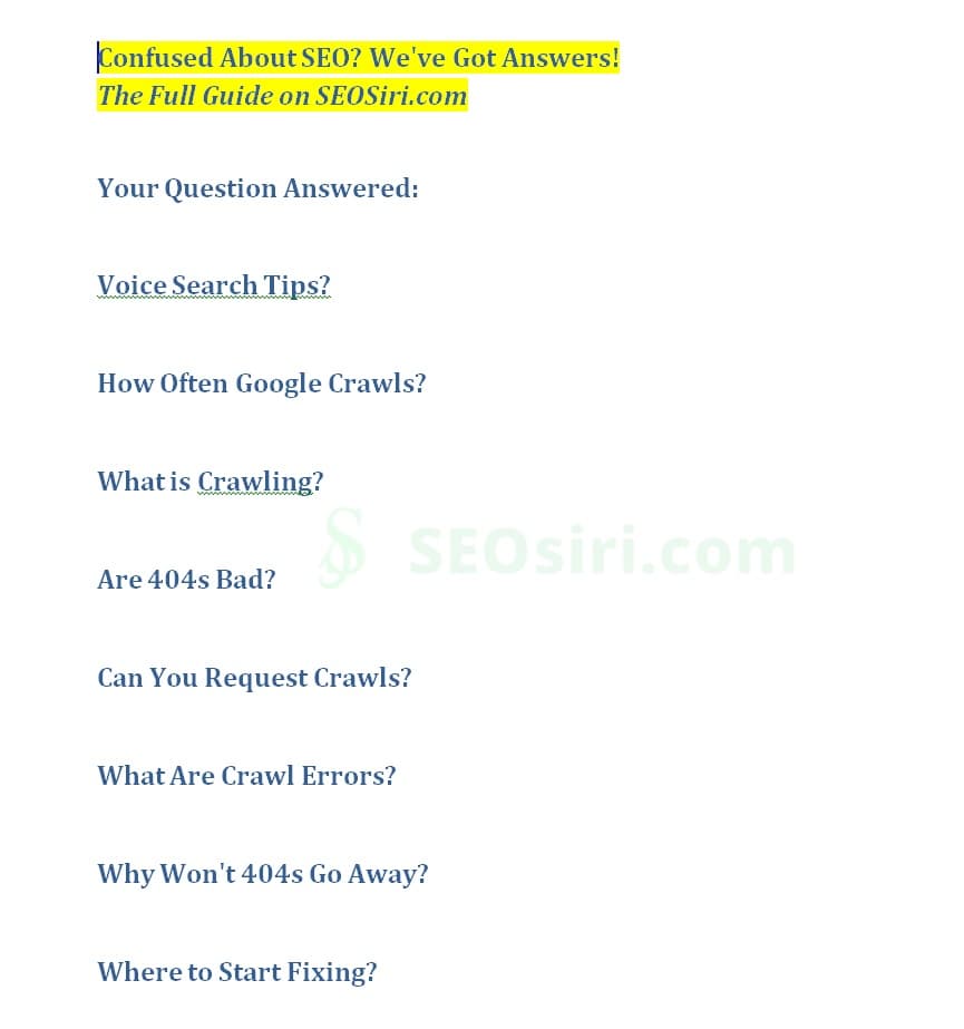 Your Burning SEO Questions Answered: Voice Search, Crawling, 404s & More!