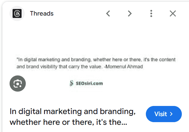 Momenul Ahmad: Unveiling the SEO Expert Behind the Threads Profile- And Beyond