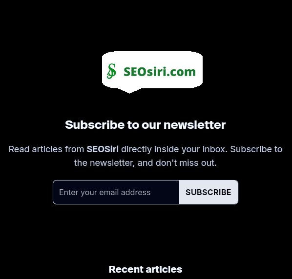 Navigate the Digital Maze with the SEOSiri Newsletter